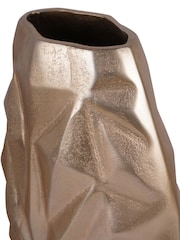 Libra Interiors Gold Hatton Cast Aluminium Vase - Image 5 of 6