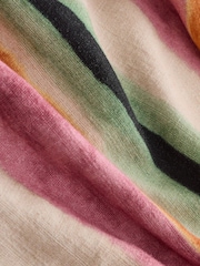 Pink Watercolour Stripe Short Sleeve Shirt - Image 3 of 3
