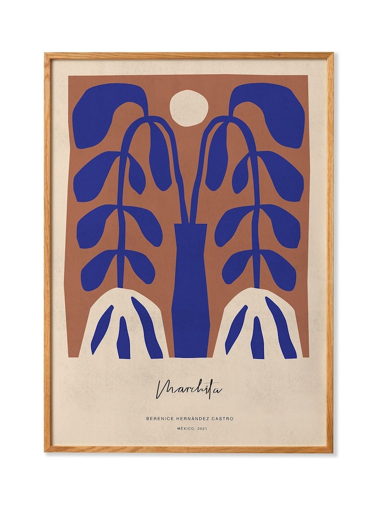 Paper Collective Blue Beige Brown Marchita - Image 2 of 2