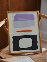 Paper Collective Black White Three Shapes Wall Art - Image 1 of 3