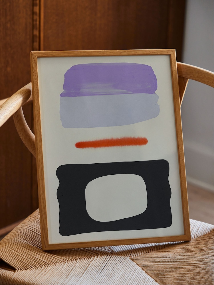 Paper Collective Black White Three Shapes Wall Art - Image 1 of 3