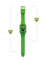 Tikkers Green Minecraft Silicon Strap Watch - Image 3 of 6