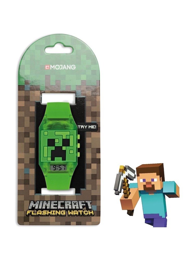 Tikkers Green Minecraft Silicon Strap Watch - Image 6 of 6