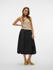VERO MODA Bubble Hem Puffball Midi Skirt - Imagen 1 de 4
