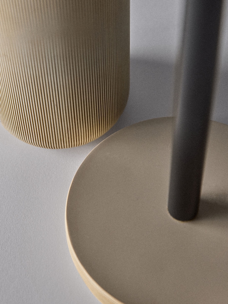 The Set Beige Toilet Roll Holder and Brush Set - Image 3 of 3