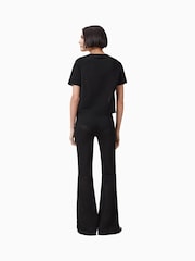 AllSaints Black Alice Trousers - Image 2 of 8