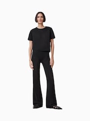 AllSaints Black Alice Trousers - Image 3 of 8
