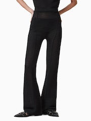 AllSaints Black Alice Trousers - Image 4 of 8