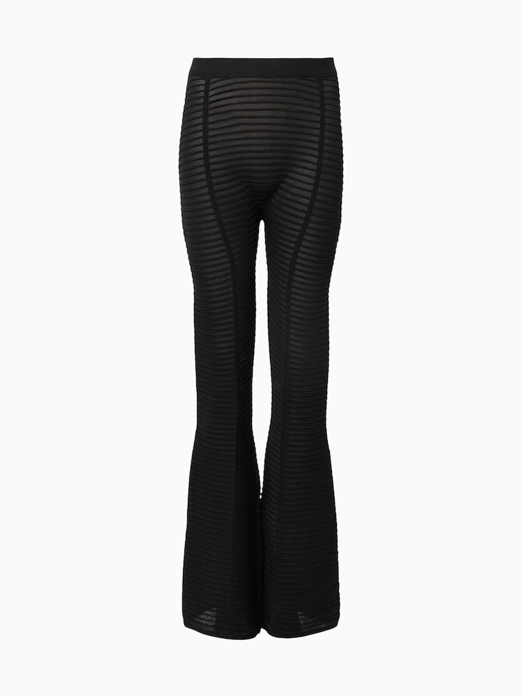 AllSaints Black Alice Trousers - Image 7 of 8