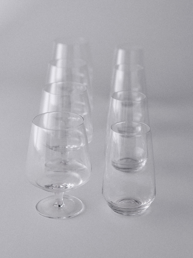 The Set 8 Pack Clear Wine Glasses and Tumbler Set - Image 1 of 4 The Set 8 Pack Clear Wine Glasses and Tumbler Set - Image 1 of 4