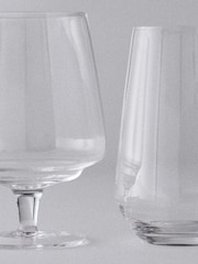 The Set 8 Pack Clear Wine Glasses and Tumbler Set - Image 3 of 4