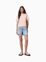 AllSaints Pink 100% Organic Cotton Lisa T-Shirt - Image 3 of 7