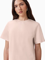 AllSaints Pink 100% Organic Cotton Lisa T-Shirt - Image 5 of 7