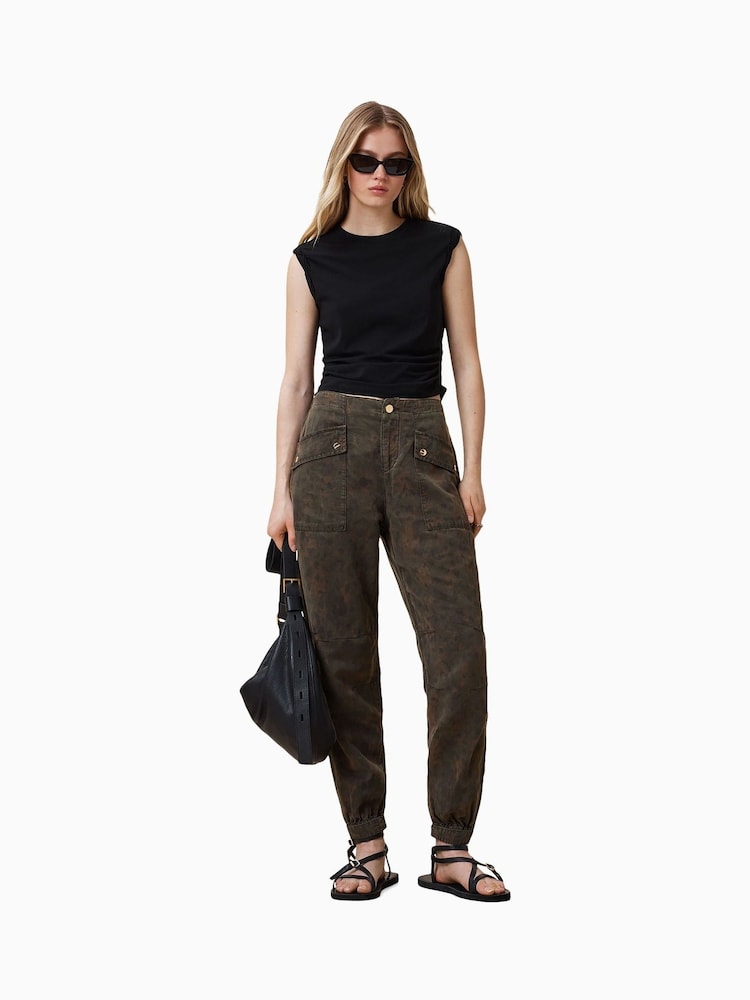 AllSaints Green Val Trousers - Image 3 of 7