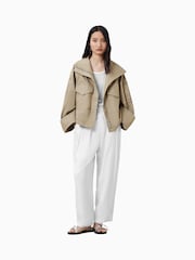 AllSaints Grey Leighton Jacket - Image 3 of 7