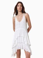 AllSaints White Cavarly Mini Dress - Image 1 of 9