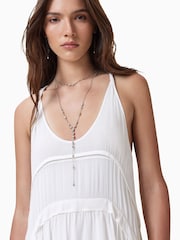 AllSaints White Cavarly Mini Dress - Image 2 of 9