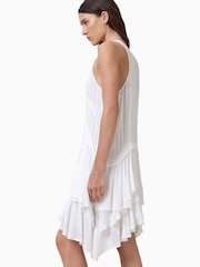 AllSaints White Cavarly Mini Dress - Image 7 of 9