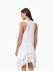 AllSaints White Cavarly Mini Dress - Image 8 of 9