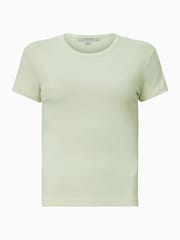 AllSaints Green 100% Organic Cotton Stevie T-Shirt - Image 7 of 7