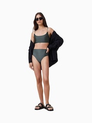 AllSaints Green Talaria Bikini Top - Image 4 of 7