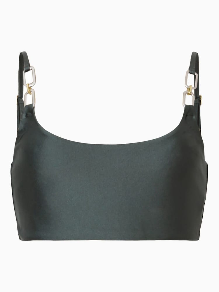 AllSaints Green Talaria Bikini Top - Image 7 of 7 AllSaints Green Talaria Bikini Top - Image 7 of 7