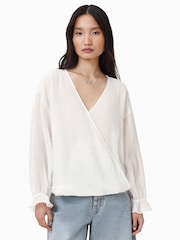 AllSaints White Penny Top - Image 1 of 8