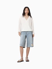 AllSaints White Penny Top - Image 3 of 8