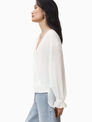 AllSaints White Penny Top - Image 4 of 8