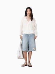 AllSaints White Penny Top - Image 5 of 8