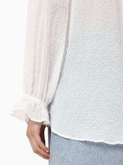 AllSaints White Penny Top - Image 6 of 8