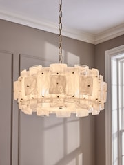 White Siena Chandelier - Image 1 of 7