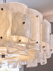 White Siena Chandelier - Image 3 of 7