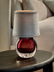 Red Beaumont Rechargeable Wireless Table Lamp - Image 1 of 7