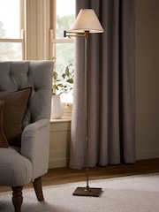 Brass Kempton Cordless Swing Arm Floor Lamp - Image 1 of 7