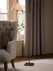 Brass Kempton Cordless Swing Arm Floor Lamp - Image 2 of 7