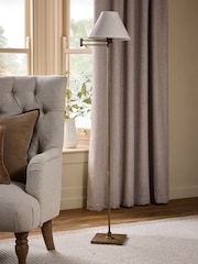 Brass Kempton Cordless Swing Arm Floor Lamp - Image 3 of 7