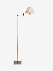 Brass Kempton Cordless Swing Arm Floor Lamp - Image 7 of 7