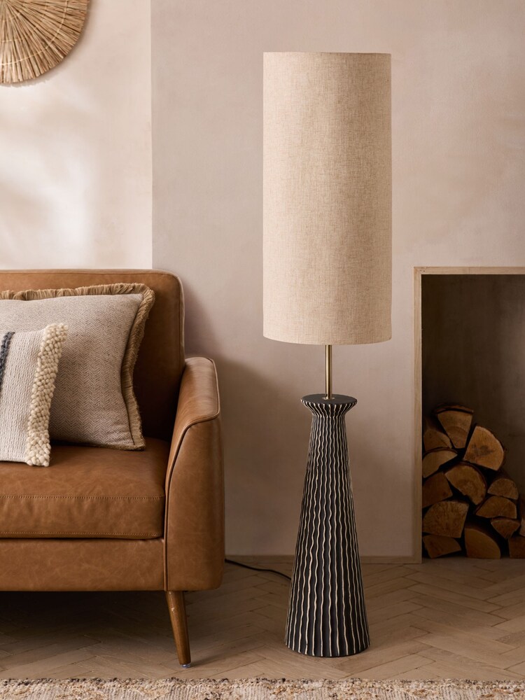 Black Amala Floor Lamp - Image 2 of 4 Black Amala Floor Lamp - Image 2 of 4
