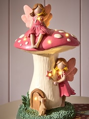 Pink Fairy Toadstool Battery Operated Table Lamp - Image 1 of 5