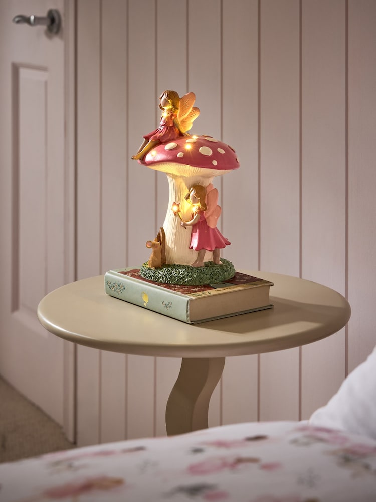 Pink Fairy Toadstool Battery Operated Table Lamp - Image 2 of 5