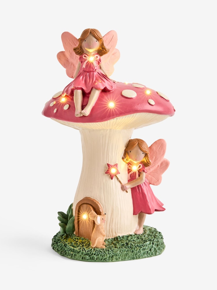 Pink Fairy Toadstool Battery Operated Table Lamp - Image 5 of 5