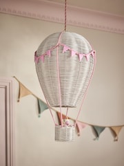 White and Pink Unicorn Hot Air Balloon Easy Fit Shade - Image 1 of 5