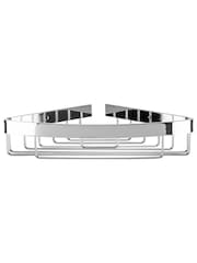 CROYDEX Chrome Corner Aluminium Shower Wall Basket - Image 2 of 4