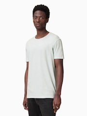 AllSaints White 100% Cotton Figure Shortsleeve Crew T-Shirt - Image 2 of 6