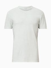 AllSaints White 100% Cotton Figure Shortsleeve Crew T-Shirt - Image 6 of 6