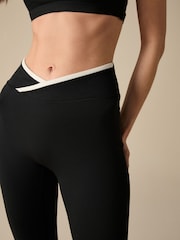 Lipsy Tipped Cross-Over Waist Leggings - Bild 5 von 9