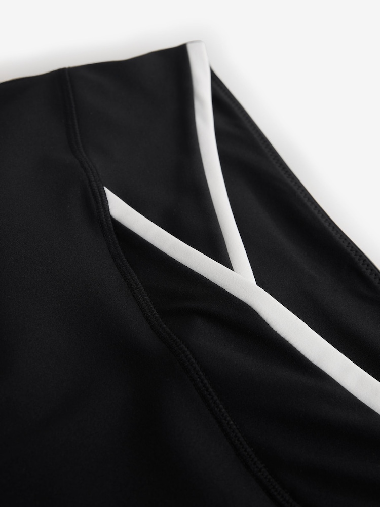 Lipsy Tipped Cross-Over Waist Leggings - Bild 9 von 9