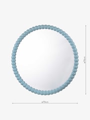 Dar Lighting Blue Bobbin Mirror - Image 4 of 4