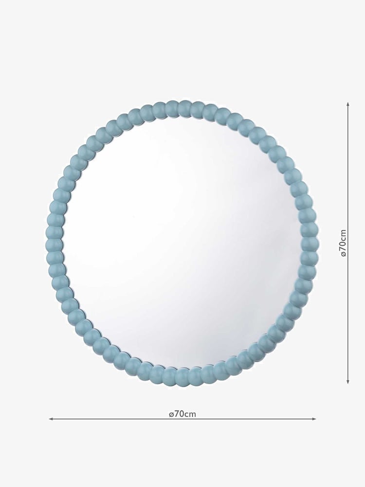 Dar Lighting Blue Bobbin Mirror - Image 4 of 4